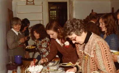 Breakfast party at Western Gardens, 1978
