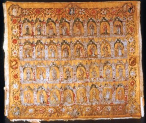 Rødding Church embroidery with Saints