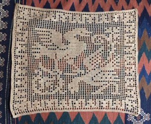 Crochet made by Karen for Joanna Marschner
