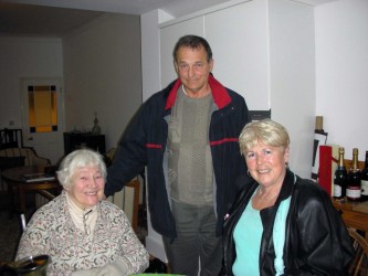 Karen with Maureen Lalonde and her husband Pierre