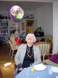Karen’s 88th birthday in Walthamstow, celebrated during a WEA summer social event