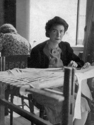 Margaret Bartlett at the Royal School of Needlework