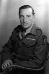 Norman Finch as a soldier during WWII