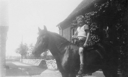 Karen’s brother Steen on a horse, c. 1944
